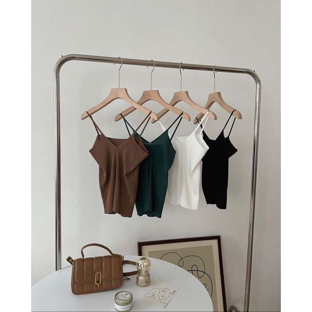 áo 2 dây len đan chéo M76