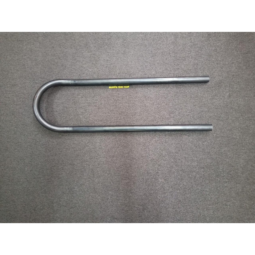 Cảng sau độ chế gắn xe cafe racer classic chưa sơn-cây chử U tựa lưng