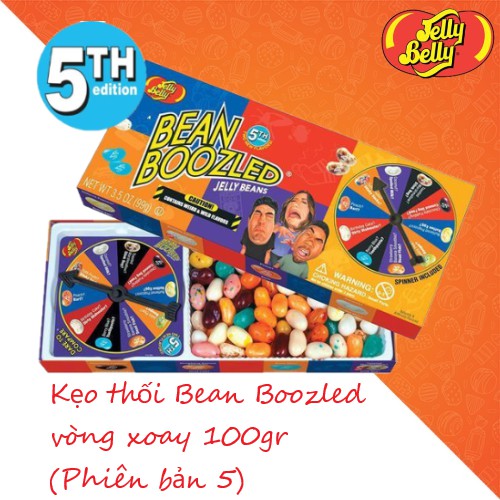 mã C2 Kẹo thối Bean Boozled có vòng xoay 100gr (Phiên bản 5) cực chất