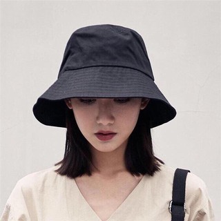 Mũ bucket đen trơn- nón tai bèo