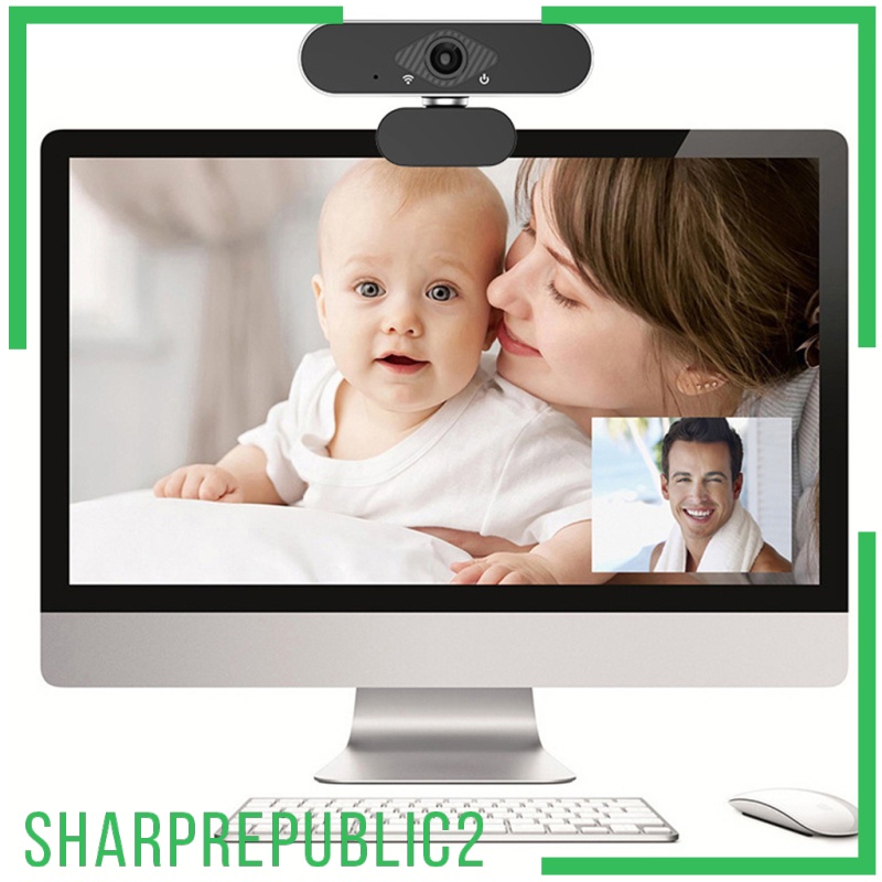 Camera Kỹ Thuật Số Sharprepublic2 1080p Tích Hợp Mic Cho Máy Tính | BigBuy360 - bigbuy360.vn