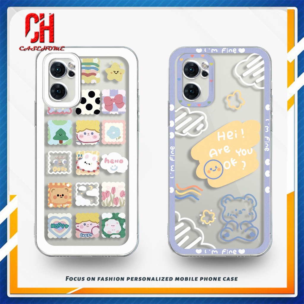 Ốp Điện Thoại Cho Reno 7 5 4 6 8 5K F21 PRO A52 A11K A92 A35 A11 A93 A32 A72 A94 A53S F19 F17 PRO A16S A12S A36