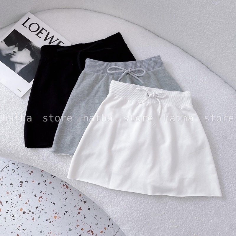 Chân Váy Chữ A Chất Liệu Thun Da Cá Co Giãn Nhẹ Kèm Thun Mềm Mại Dễ Mặc Azami Store AZ52