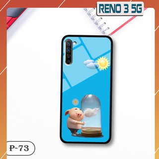 Ốp lưng kính 3D OPPO Reno 3 5G/ Find X2 Lite- hình cute