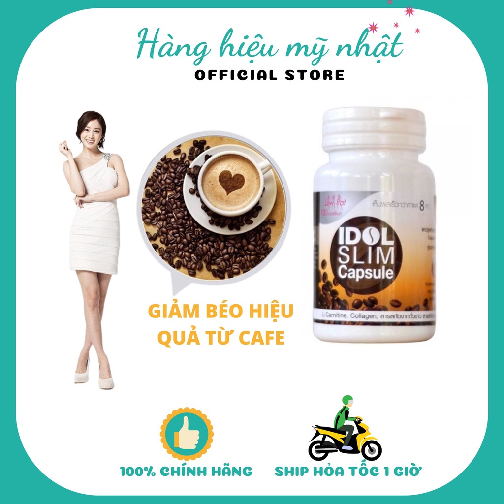 Cà phê idol slim capsule dạng viên Thái Lan - lọ 15 viên