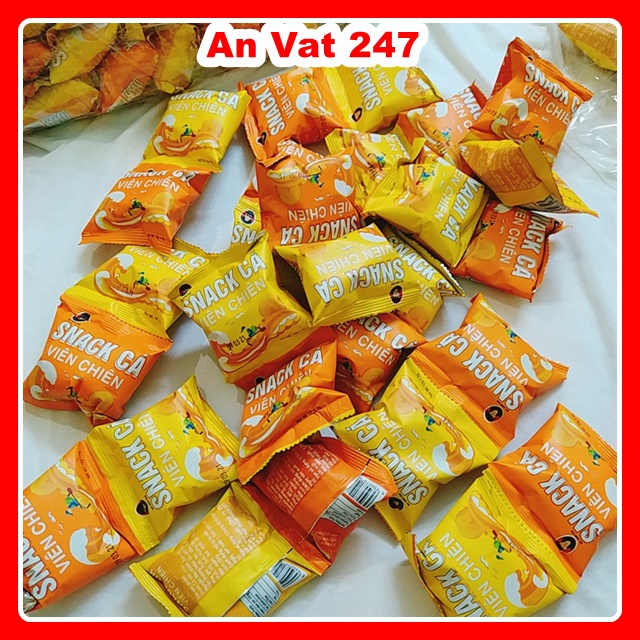 60 Gói Snack Cá Viên Chiên Bim Bim Ngon Giá Rẻ Hấp Dẫn Cho Mọi Người