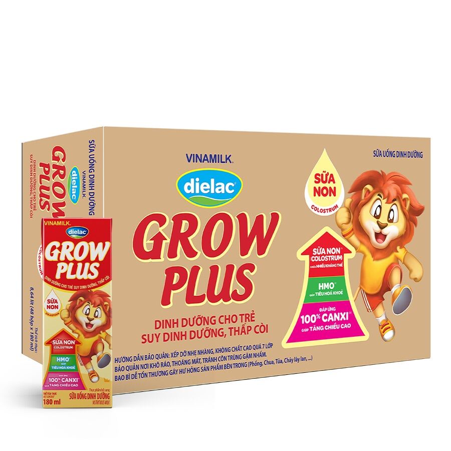 Thùng 48 Hộp Dielac Grow Plus  180ml