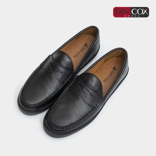 Giày Lười Dincox Da Bò LC02 Black Dincox