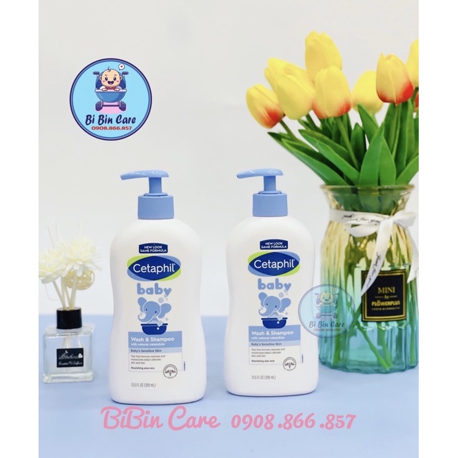 Sữa tắm gội cho bé CETAPHIL BABY chai 399ml