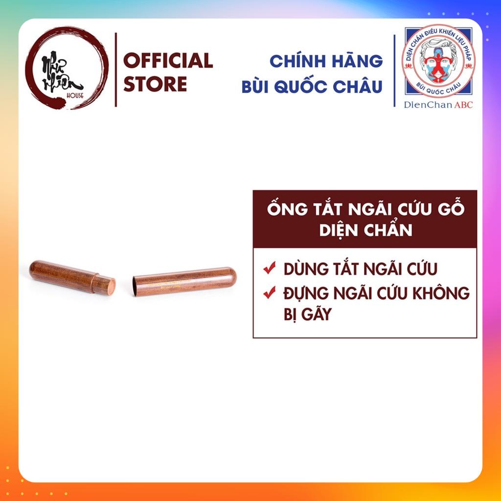 Ống Tắt Ngải Cứu Gỗ Dụng Cụ Diện Chẩn Bùi Quốc Châu Chính Hãng