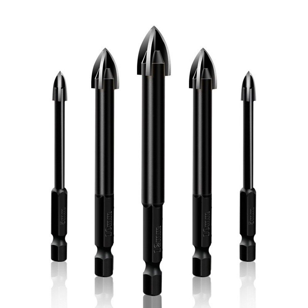 [HCM] 5 Mũi Khoan Hợp Kim Chéo Đa Năng Hiệu Suất Cao Hiệu Quả 3/4/5/6/7mm