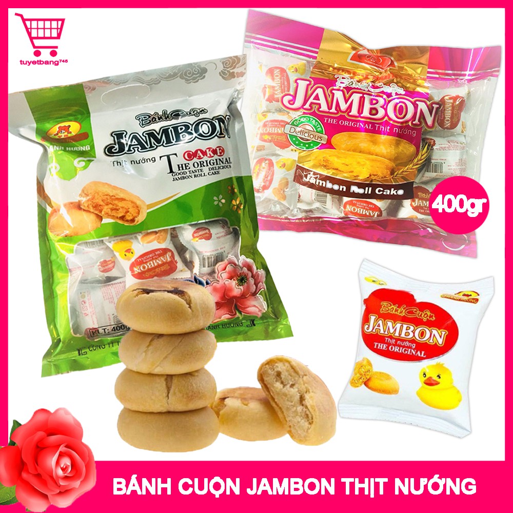 Bánh cuộn jambon thịt nướng Thanh Hương 400gr