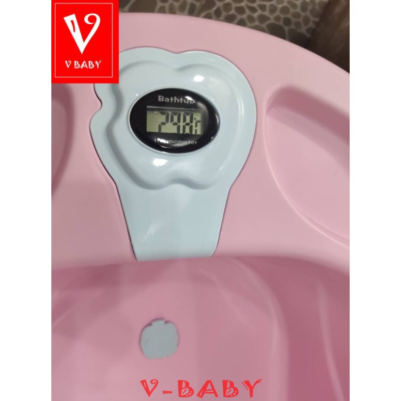 Bồn tắm cho trẻ em V-Baby có thể canh nhiệt độ