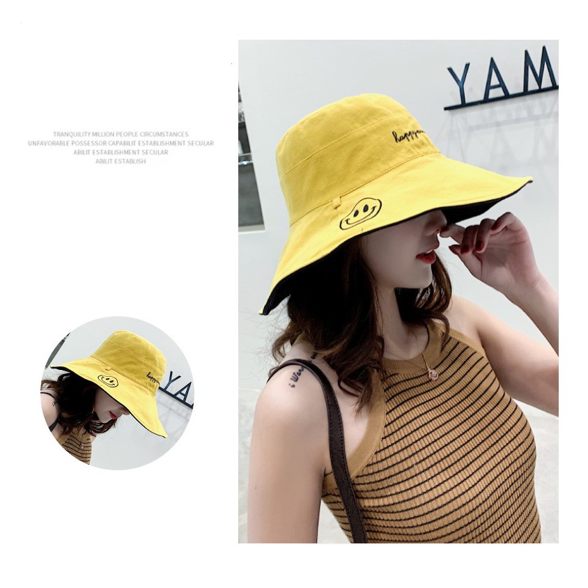 Mũ nữ đẹp, mũ mặt cười xinh