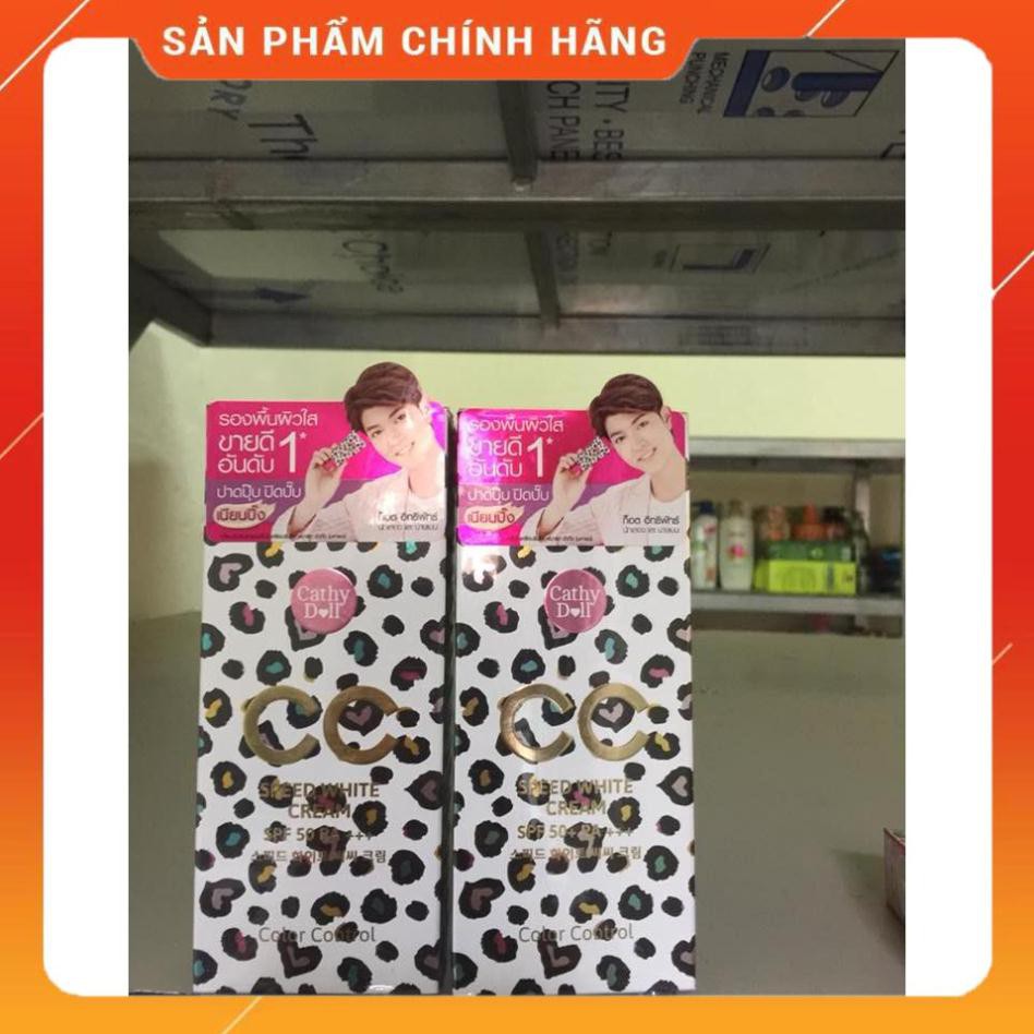 Kem Nền Cathy Doll Speed White CC Cream SPF 50 PA+++ Thái Lan