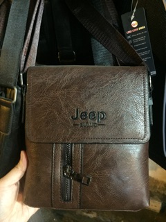 Túi da đeo chéo Jeep nam
