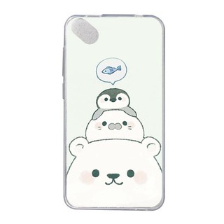 Ốp điện thoại Silicon hình chú gấu cho Wiko Sunny 2 Plus