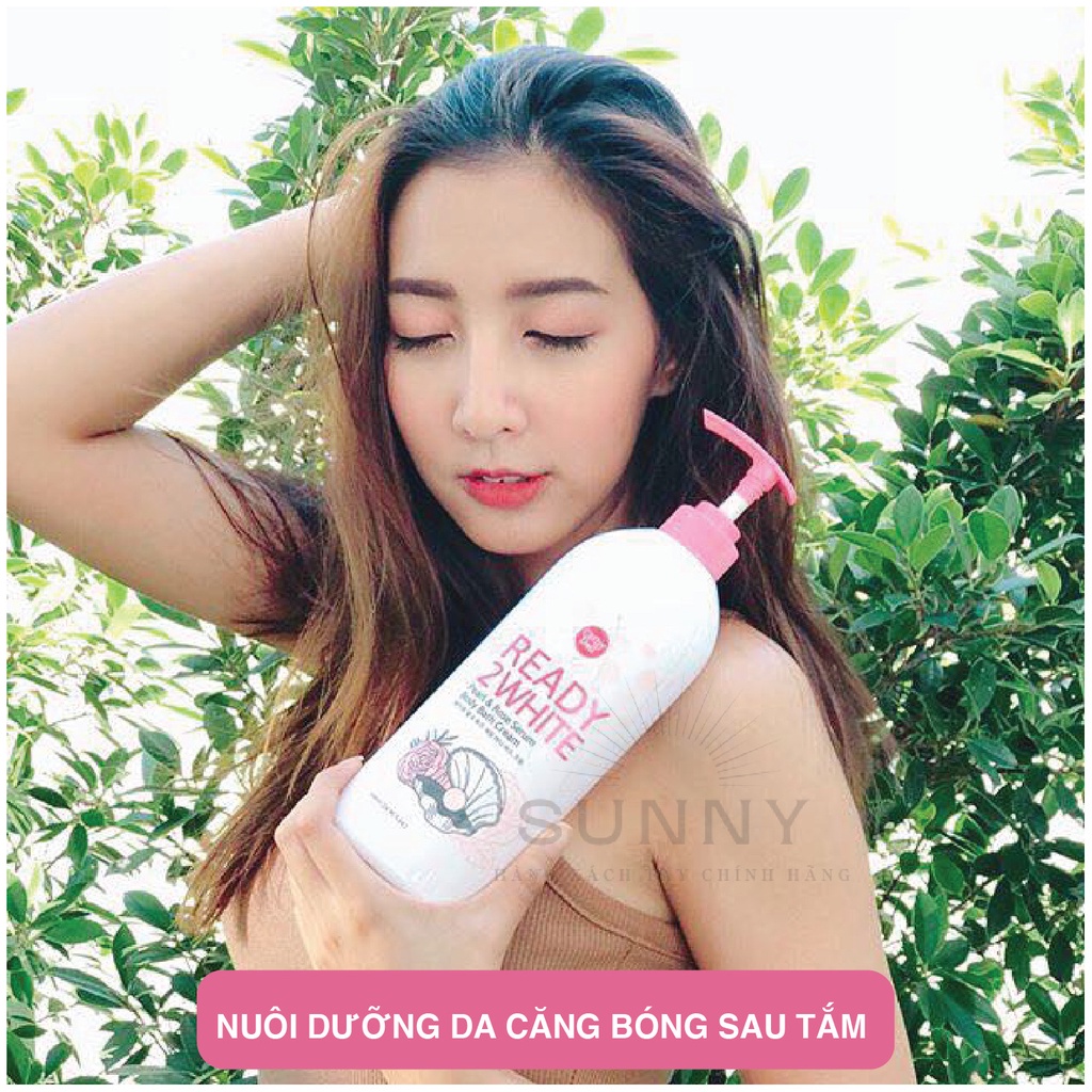 Sữa tắm trắng da Cathy Doll Ready 2 White 500ml dưỡng da trắng sáng và mịn màng