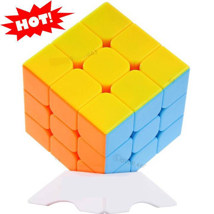 Rubik 3x3 Đẹp, Xoay Trơn, Không Rít Độ Bền Cao - Đồ Chơi Rubik Thông Minh 3x3x3 (RBK240319)