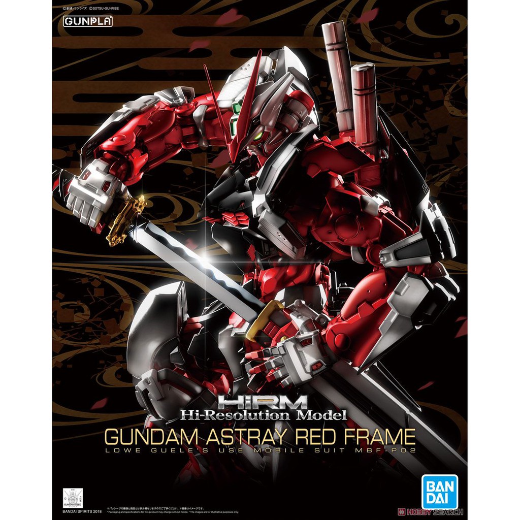 Bandai Mô Hình Gundam HIRM Red Frame Astray Hi Resolution 1/100 Đồ Chơi Lắp Ráp Anime Nhật
