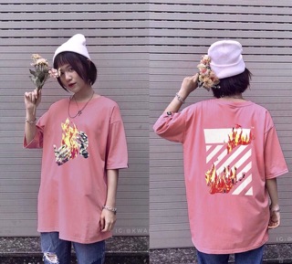 Áo Thun Tay Lỡ Form Rộng Off White