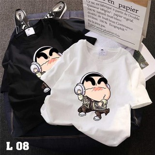 L08 Áo thun teen nam nữ TAY NGẮN UNISEX NAM NỮ hình Shin