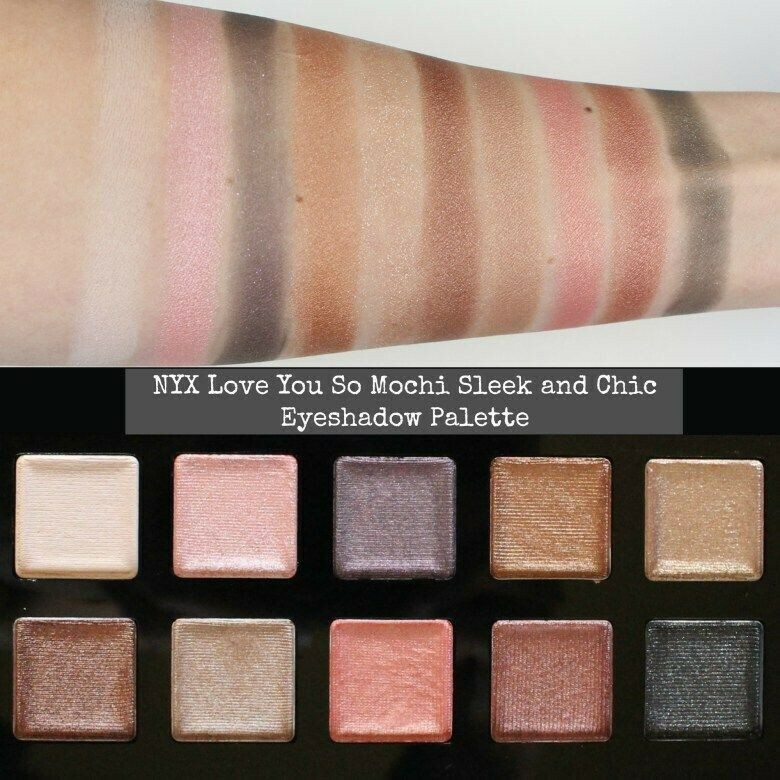 Bảng phấn mắt NYX Love You So Mochi Eyeshadow Palette 02 Sleek And Chic