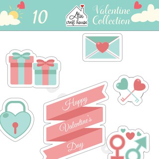 LOVE - Sticker cắt rời (nhiều mẫu) - Sticker die-cut - Nguyên liệu làm Scrapbook Handmade