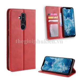 Bao da dạng ví Nokia 8.1 Luxury Leather
