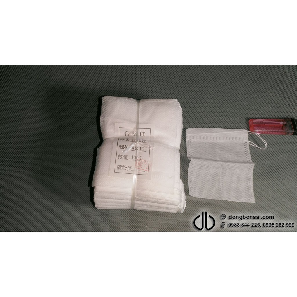 - Túi lọc đựng phân 5x7cm (số lượng 100 túi) chất.