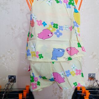 Bộ lanh lụa bé gái