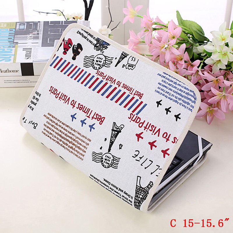 Túi Cotton Chống Sốc Bảo Vệ Laptop 14 / 15.6 / 15 Inch Tiện Lợi