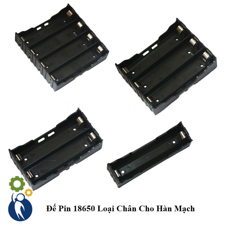 Đế Pin 18650 Loại Chân Cho Hàn Mạch có 1pin/2pin/3pin/4pin