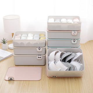 Hộp đựng đồ lót tại nhà in logo, hộp đựng đồ lót có nắp, hộp đựng đồ lót có ngăn, ngăn đựng tất và đ