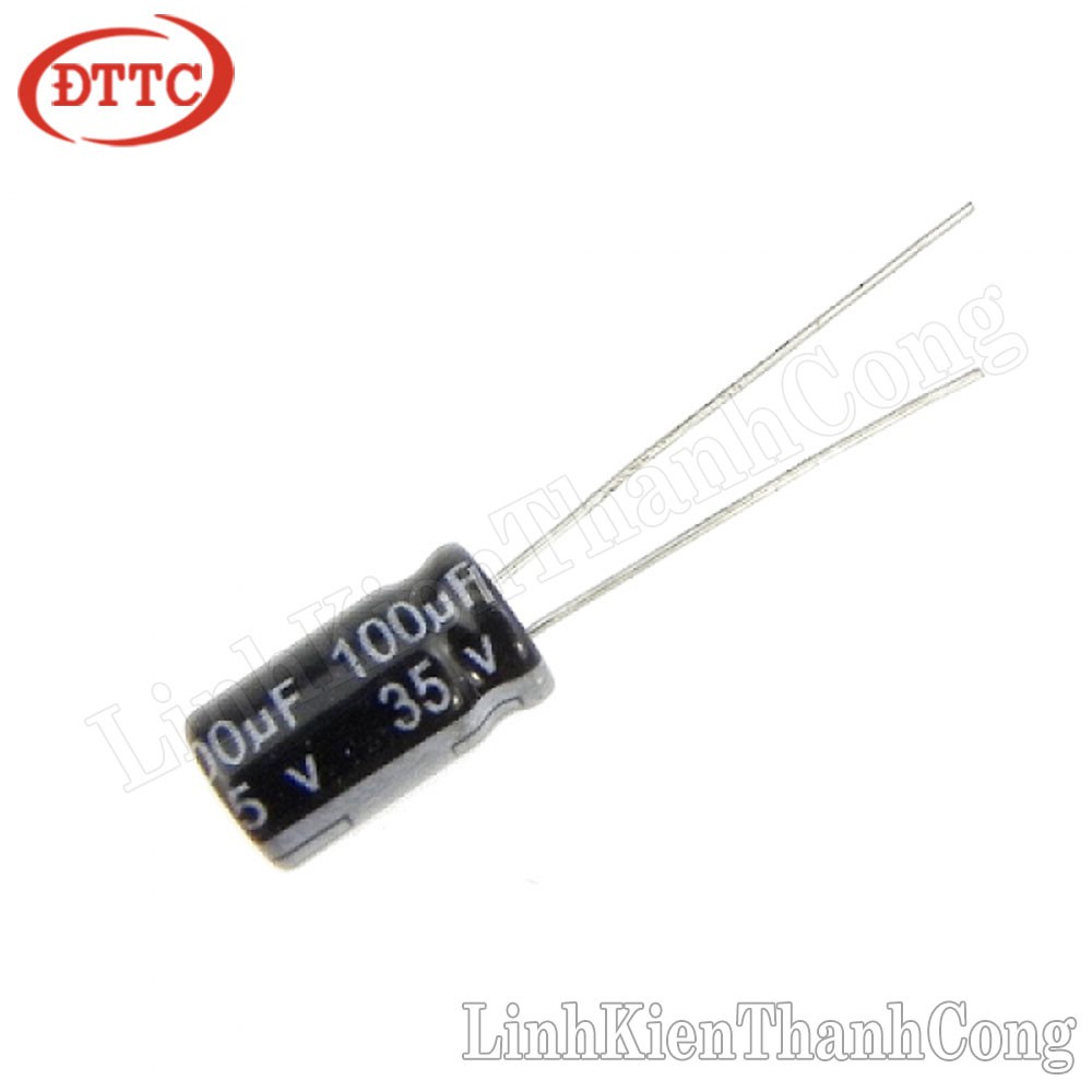 Bộ 2 Chiếc Tụ 100uF 35V (6x11mm)