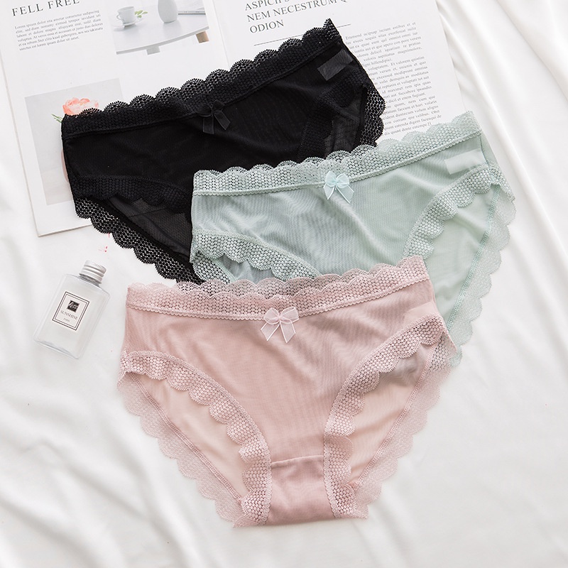 Quần lót nữ ren Venuskin siêu mềm mịn thoáng mát cạp vừa size lớn Havana FLQ180