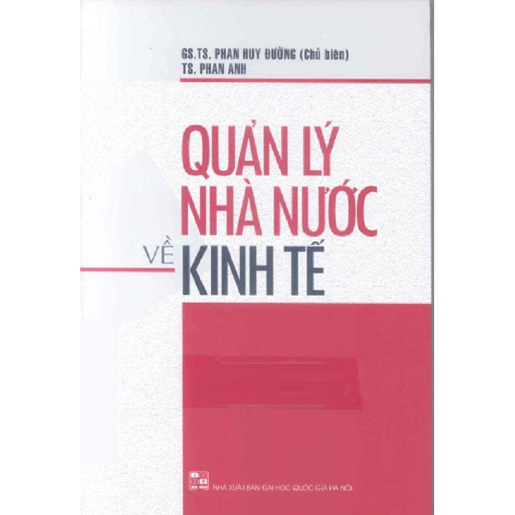 Sách -  quản lý nhà nước về kinh tế
