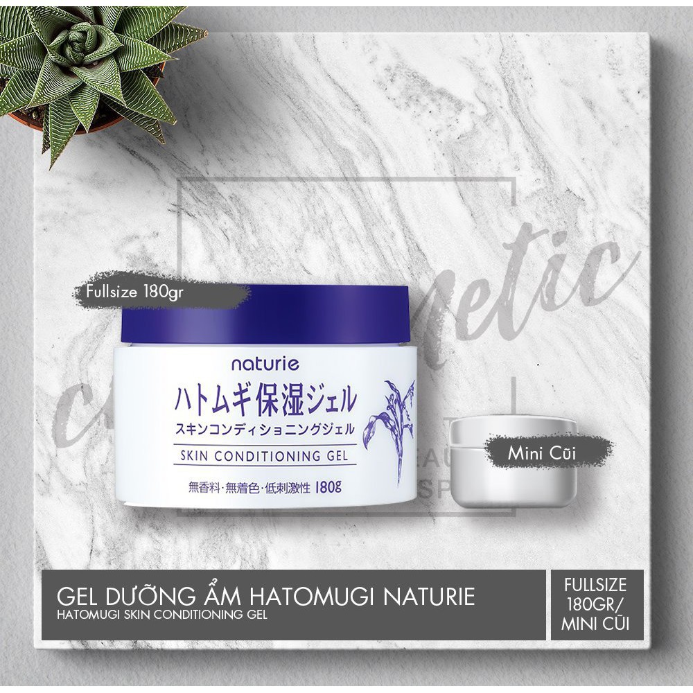 Gel Dưỡng Ẩm Hatomugi Naturie 180gr