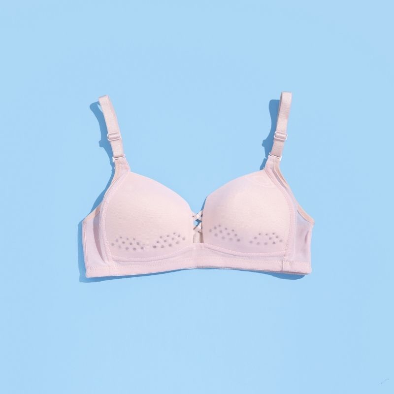 Áo lót nữ Wexuu áo lót ren không gọng mút mỏng có lỗ chấm thông hơi siêu thoáng - AV07