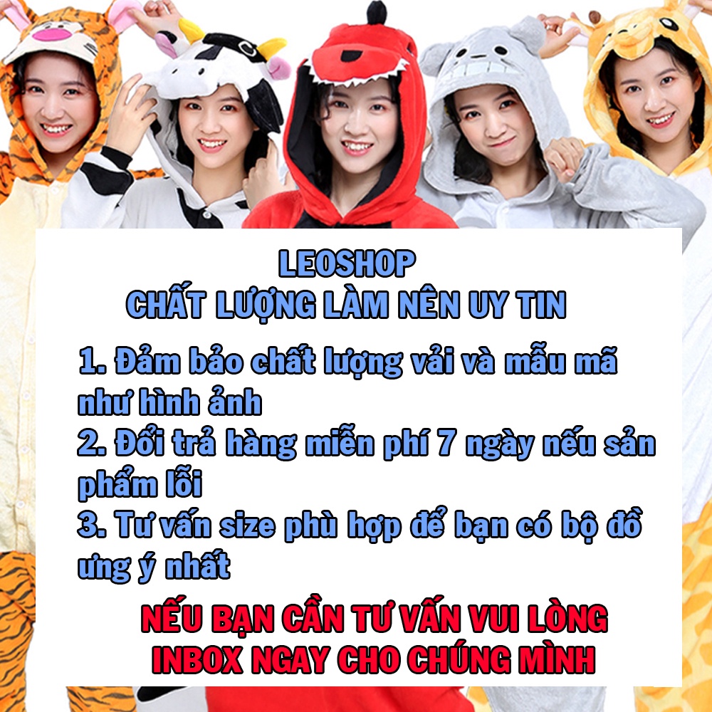 Bộ Đồ Thú Unicorn Trắng Xanh - Chất Nhung Mịn Cao Cấp [FREESHIP]