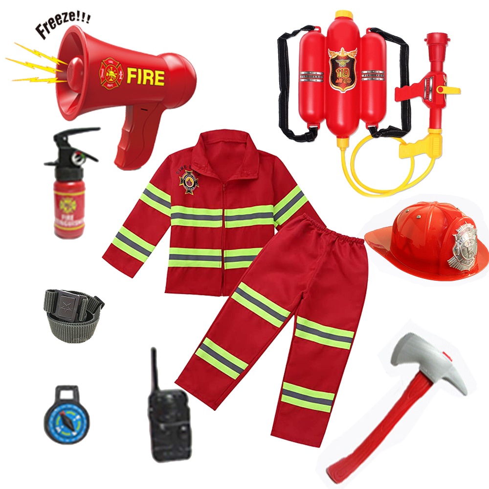 Trang phục hóa trang lính cứu hỏa đáng yêu nhân dịp giáng sinh/ năm mới cho bé