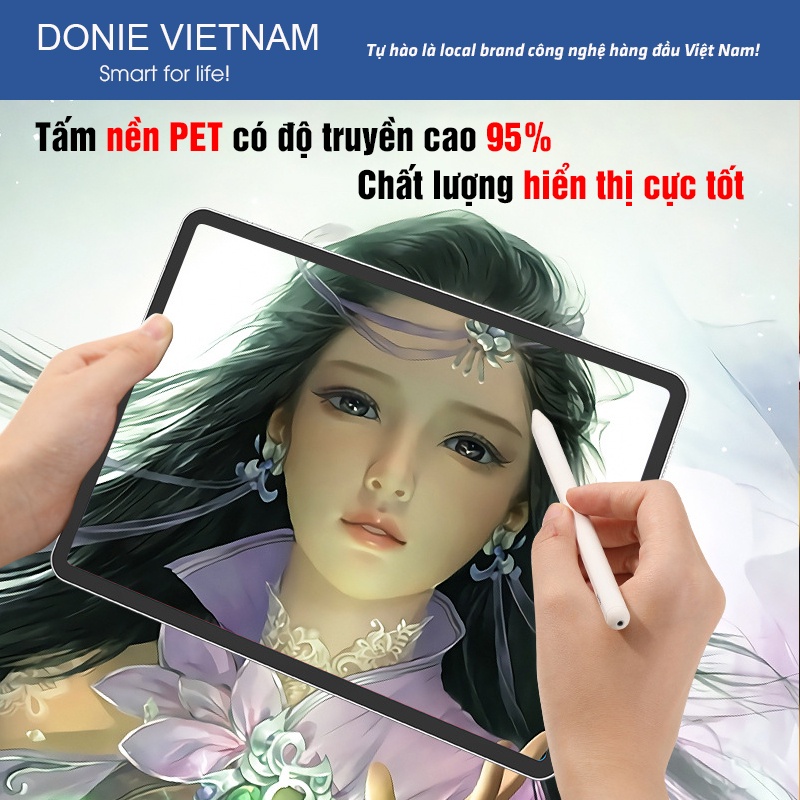 Miếng Dán Màn Hình Paperlike Nam Châm Nhật Bản Cho Ipad Chống Vân Tay, Chống Chói Ipad Pro 11 12.9 Air 5 4 Gen 7 8 9
