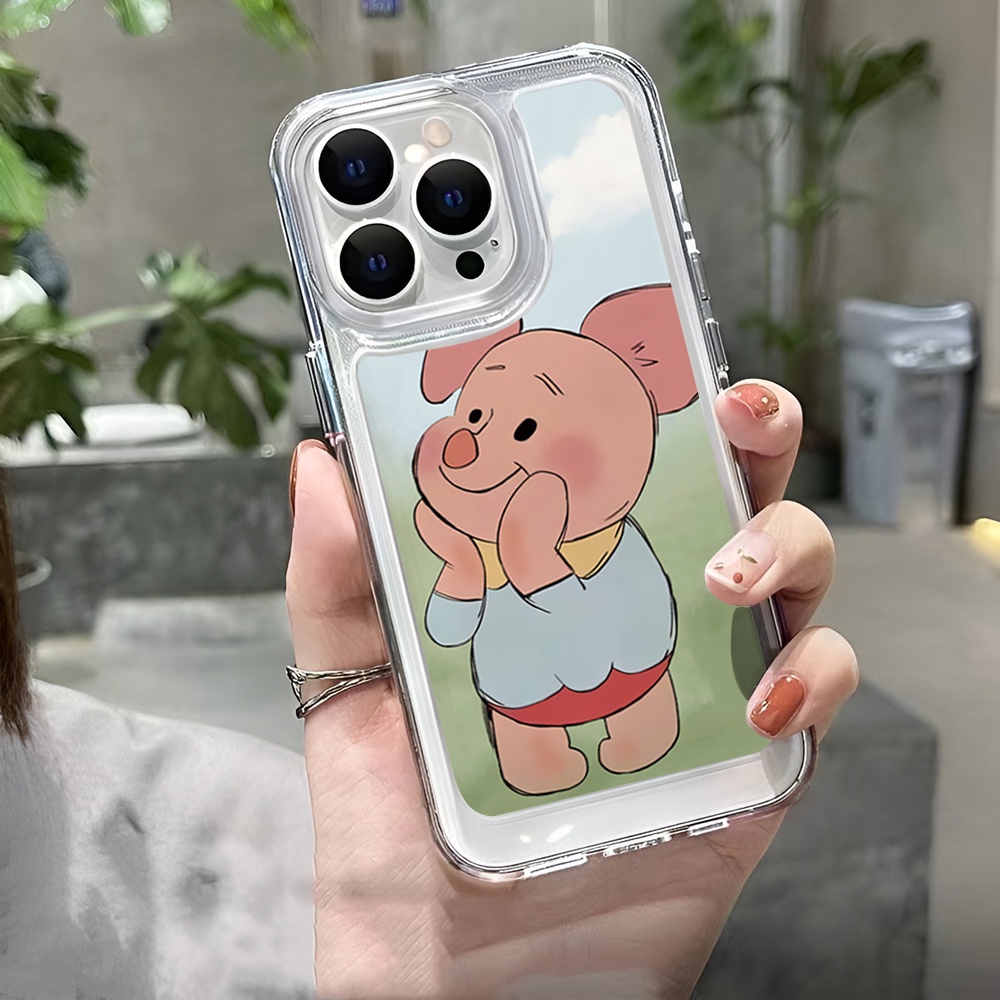 Ốp Điện Thoại Hình Winnie the Pooh Cho iphone 14ProMax 14Plus 13 11 12 7Plus X XR XS Max