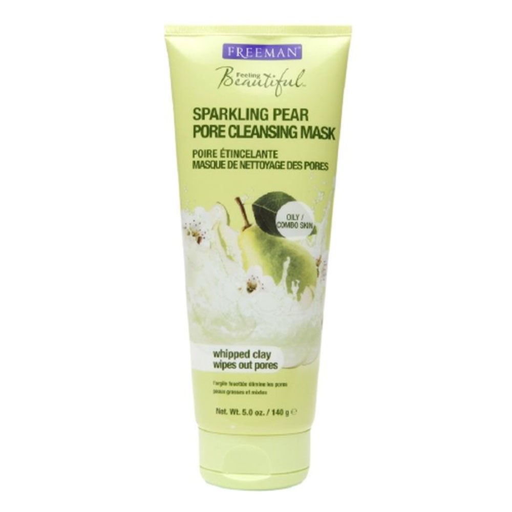 [Auth69] Mặt nạ làm sạch,se lỗ chân lông Freeman chiết xuất trái lê đất sét đánh bông Sparkling Pear