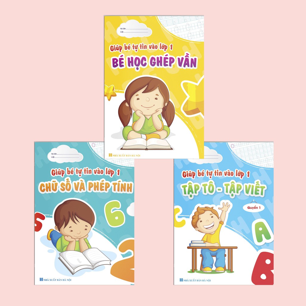 Sách - Combo Tập Tô Tập Viết + Bé Học Ghép Vần + Chữ Số Và Phép Tính