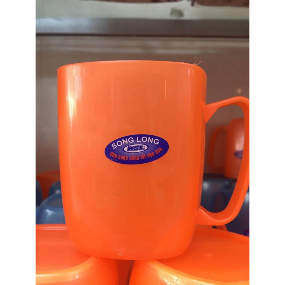 Cốc Nhựa Có Quai Song Long 2270 (Cốc Vuông Trung) - Duonghieu6789