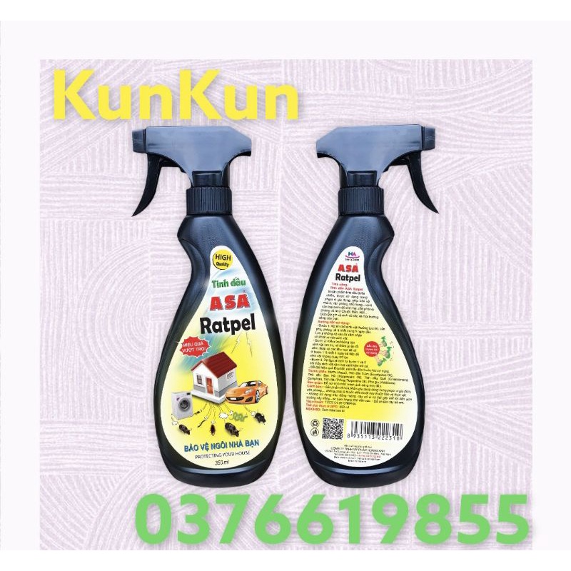 Tinh dầu xua đuổi chuột ASA Ratpel 350ml