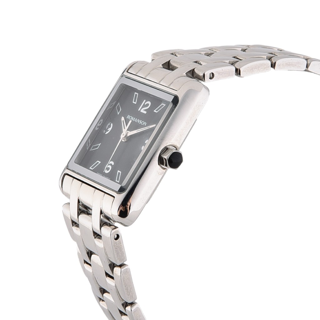 Đồng hồ Romanson Watch RM3243LWBK nữ mặt nhỏ máy Thụy Sĩ kính chống xước dây thép cao cấp chính hãng