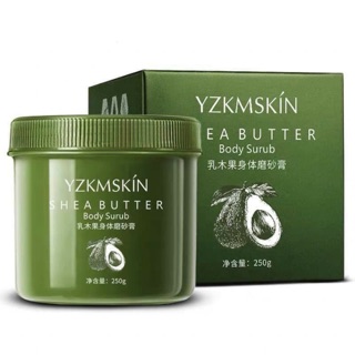 Tẩy tế bào chết toàn thân chiết xuất bơ YZKMSKIN 250g hàng nội địa Trung