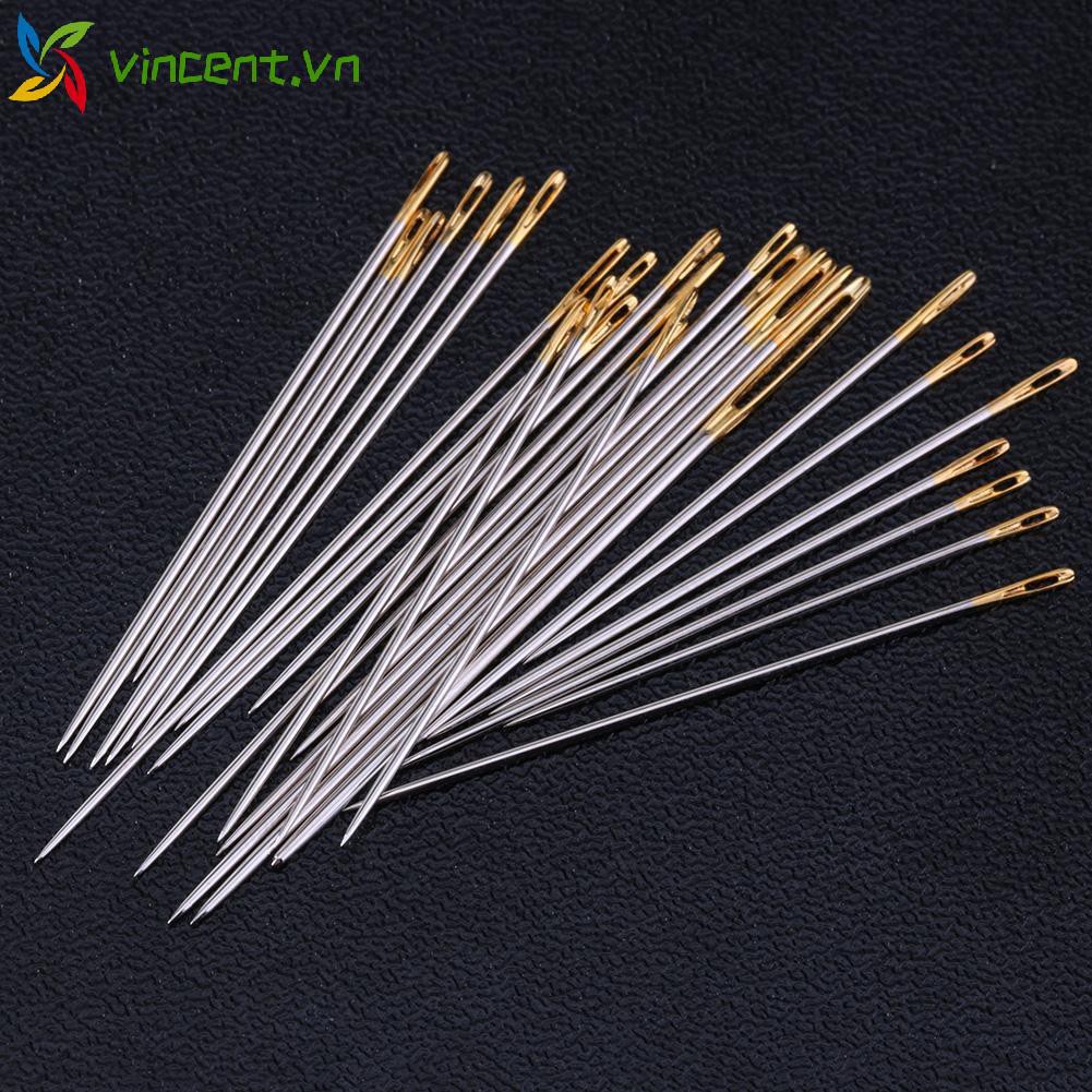 Bộ 16 kim khâu đồ da/ thảm canvas thủ công tiện dụng cho gia đình